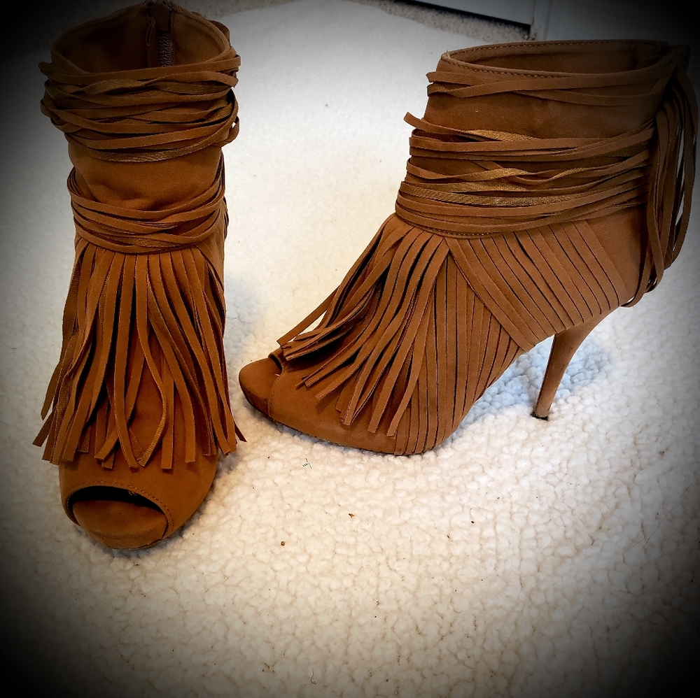 Fringe Booties - image 3